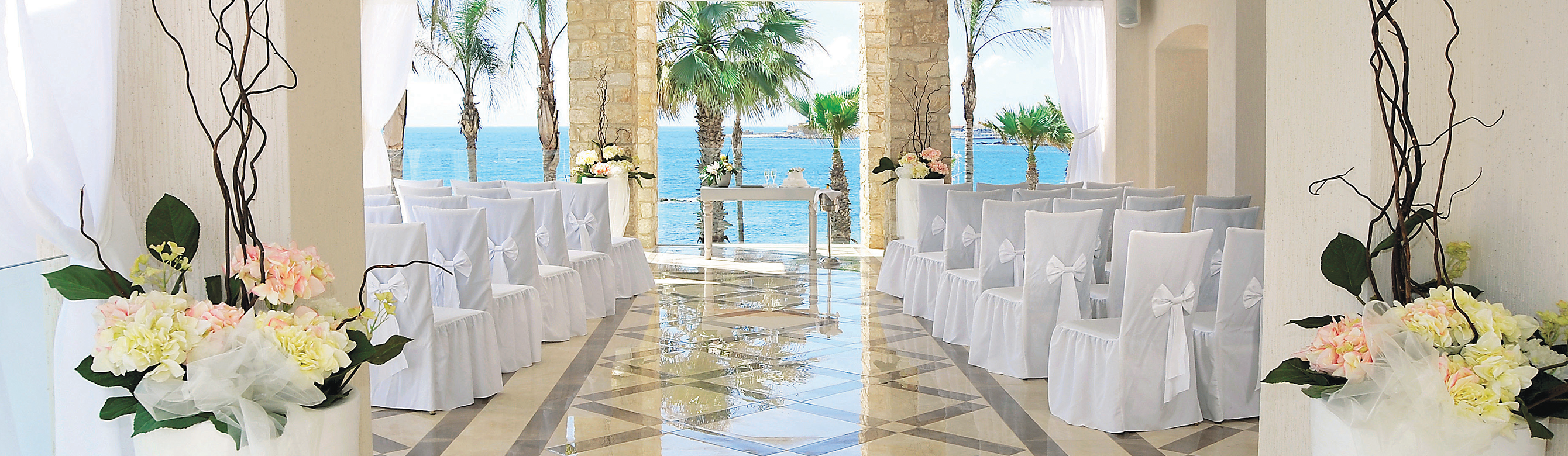 Book your wedding day in Alexander The Great Beach Hotel Paphos